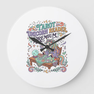 Einhorn Tarot Einhorn Leser Premium Kawaii Bekleid Große Wanduhr