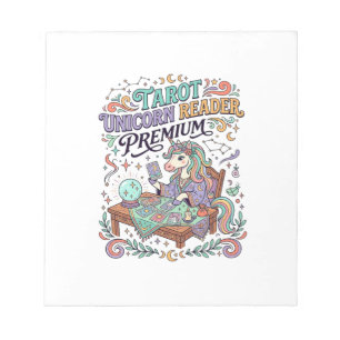 Einhorn Tarot Einhorn Leser Premium Kawaii Bekleid Notizblock