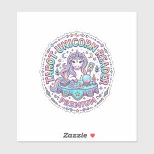 Einhorn Tarot Einhorn Leser Premium Lustiger Druck Aufkleber