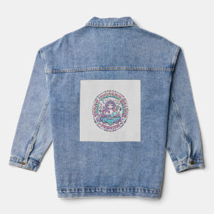 Einhorn Tarot Einhorn Leser Premium Lustiger Druck Jeansjacke
