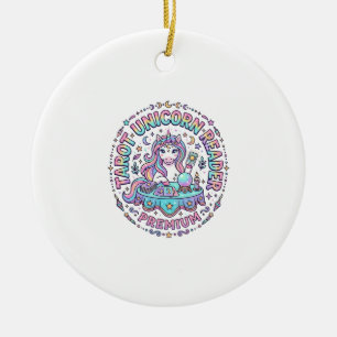 Einhorn Tarot Einhorn Leser Premium Lustiger Druck Keramik Ornament