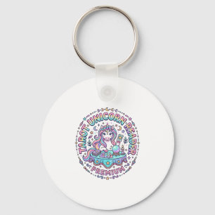 Einhorn Tarot Einhorn Leser Premium Lustiger Druck Schlüsselanhänger