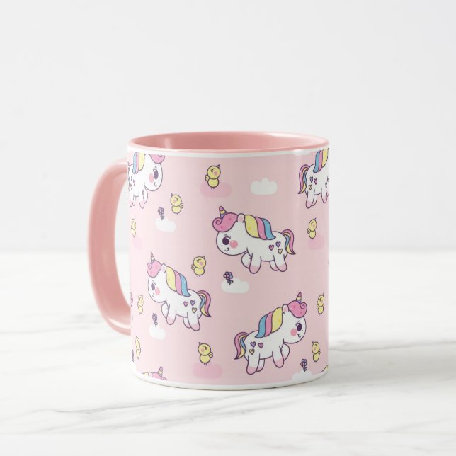 Einhorn-Tasse Tasse (Vorderseite Links)