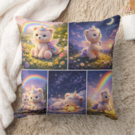 Einhorn-Teddy-Kissen/Luxus-Nursery-Dekor Kissen