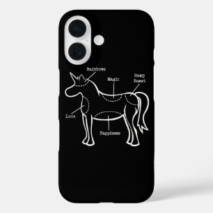 Einhorn-Teile iPhone-Hülle iPhone 16 Hülle