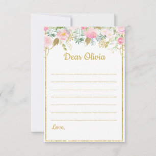 Einhorn-Thema-Zeit-Kapsel-Anmerkung Mitteilungskarte