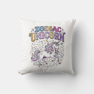 Einhorn Tierkreiszeichen Einhorn Premium-Vektor-Ma Kissen