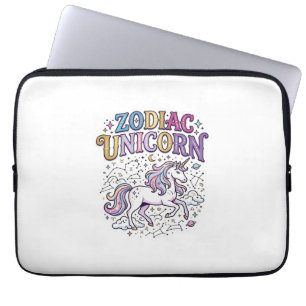 Einhorn Tierkreiszeichen Einhorn Premium-Vektor-Ma Laptopschutzhülle