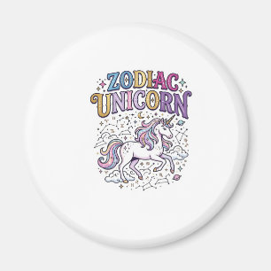 Einhorn Tierkreiszeichen Einhorn Premium-Vektor-Ma Magnet
