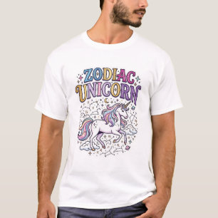 Einhorn Tierkreiszeichen Einhorn Premium-Vektor-Ma T-Shirt