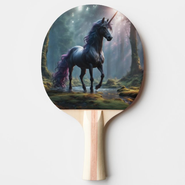 Einhorn Tischtennis Schläger (Vorderseite)