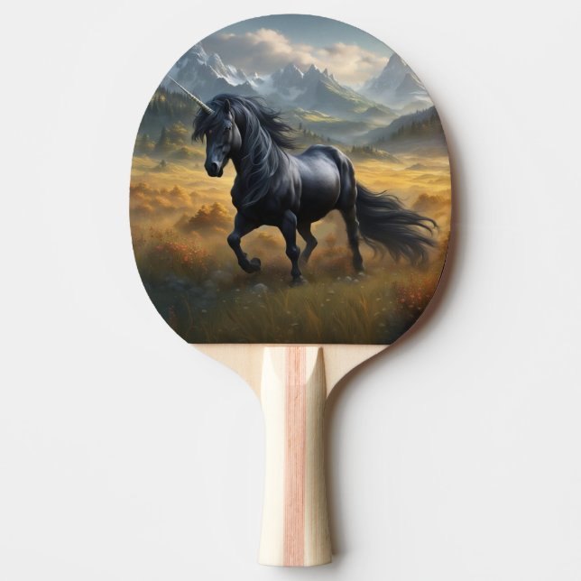 Einhorn Tischtennis Schläger (Vorderseite)