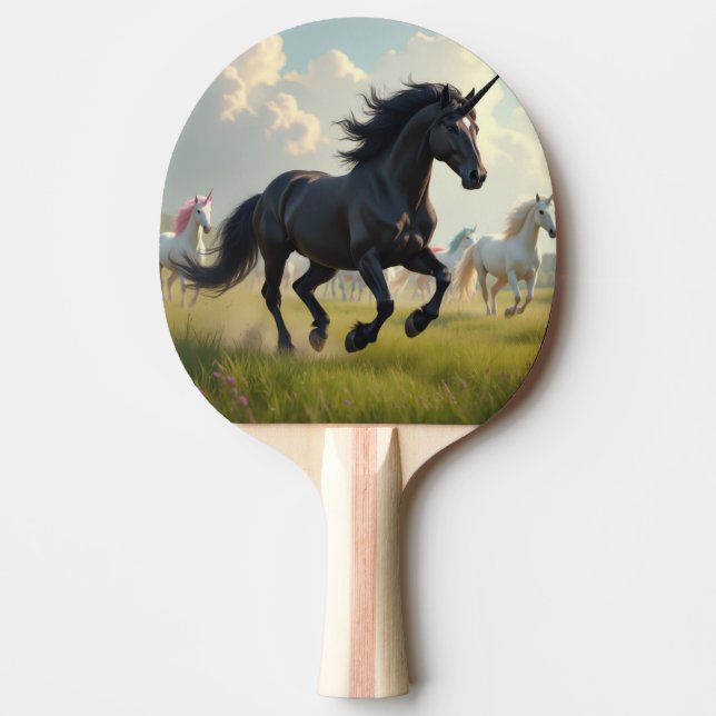 Einhorn Tischtennis Schläger (Vorderseite)