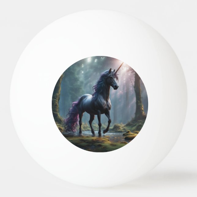 Einhorn Tischtennisball (Vorderseite)