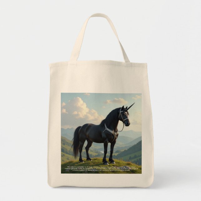 Einhorn Tragetasche (Vorne)