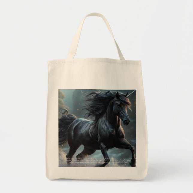 Einhorn Tragetasche (Vorne)