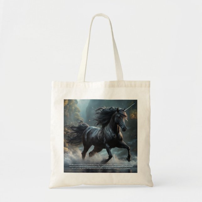 Einhorn Tragetasche (Vorne)