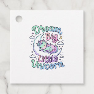 Einhorn Träume groß Kleines Einhorn-Geschenkidee V Geschenkanhänger
