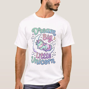 Einhorn-Träume großes kleines Einhorn-Geschenkidee T-Shirt