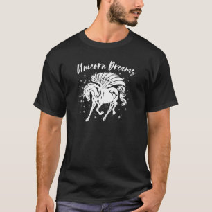 Einhorn-Träume Pegasus Fliegendes Pferd Gut Positi T-Shirt