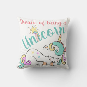 Einhorn Traumkissen personalisiert Kissen