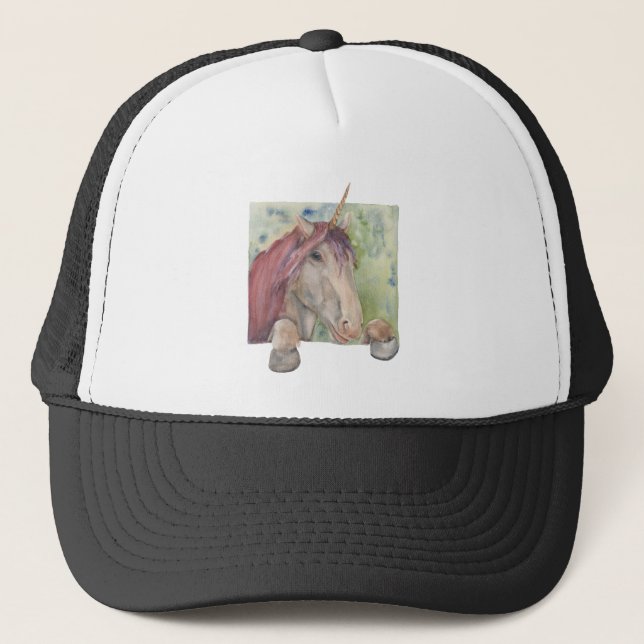 Einhorn Truckerkappe (Vorderseite)