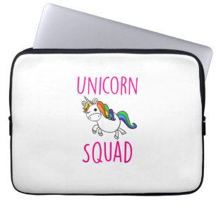 Einhorn-Truppe Süß Lustiges Einhorn-Party-Shirt T- Laptopschutzhülle
