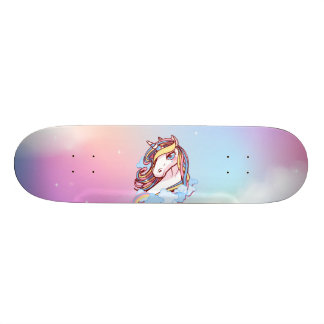 Einhorn-u. Regenbogen-Skateboard-Plattform Skateboard