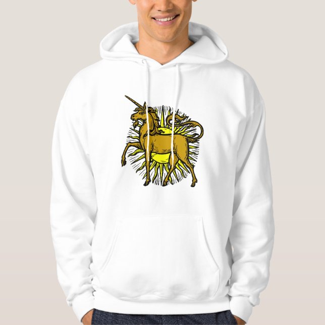 Einhorn u. Sun Hoodie (Vorderseite)