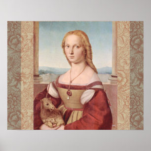 Einhorn und die Dame Poster