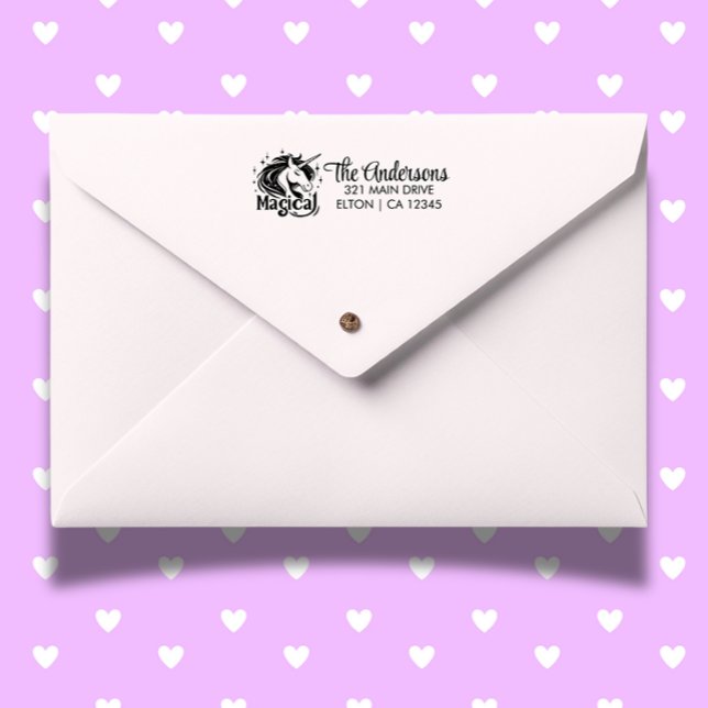 Einhorn und Geburtstag Permastempel (perfect for adding a whimsical touch to cards, gifts, and invitations!)