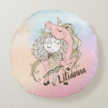 Einhorn und Mädchen