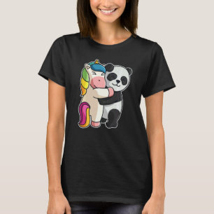 Einhorn und Panda Süße Tiere für Frauen Tier Hu T-Shirt