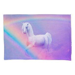 Einhorn und Regenbogen Kissenbezug