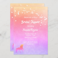 Einhorn- und Regenbogenfarbenes Brautparty