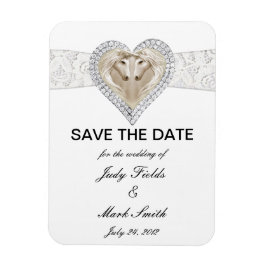 Einhorn und Spitze speichern das Datumsfenster Magnet