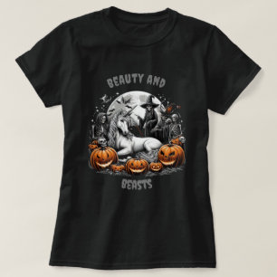 Einhorn und Tiere. T-Shirt
