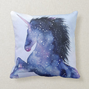 Einhorn-Universum - kosmisch Kissen