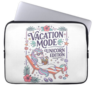 Einhorn Urlaubsmodus Einhorn Edition Süße App Laptopschutzhülle