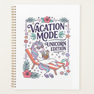 Einhorn Urlaubsmodus Einhorn Edition Süße App Planer