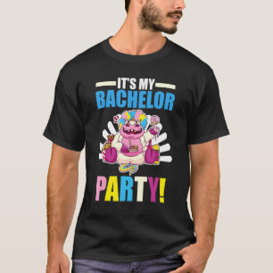 Einhorn Verlobte Groom Verlobung Es ist mein Bache T-Shirt