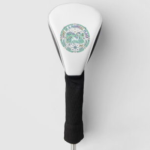 Einhorn verloren an einem magischen Ort Lustiger D Golf Headcover