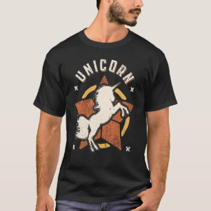 Einhorn Vintage Retro Klassiker T-Shirt