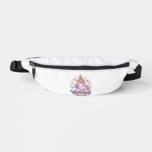 Einhorn-Waffel-Horn-Gesellschaft Druckfertige Bekl Bauchtasche
