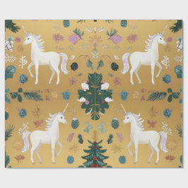 Einhorn-Wald-Geschenkpapier Geschenkpapier