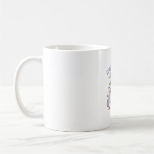 Einhorn-Wald-Sammler-Einhorn-Grafikdesign Weiß Kaffeetasse