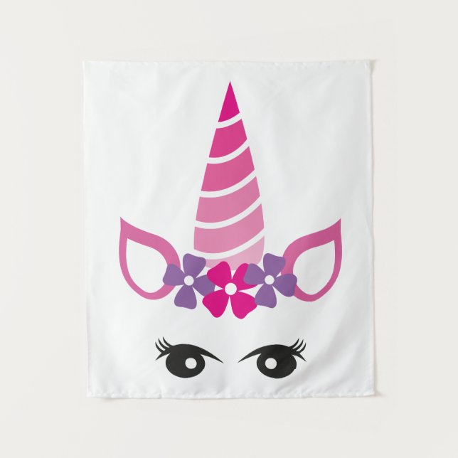 Einhorn Wandteppich (Vorderseite)