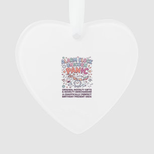 Einhorn Wecker Einhorn Panik Fett Typography  Ornament