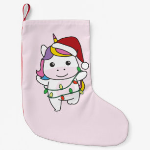 Einhorn Weihnachts Winter Tiere Feiertag Unicorns Kleiner Weihnachtsstrumpf