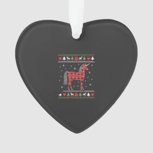 Einhorn-Weihnachtsbaum-Lichter-Dekoration Xmas Swe Ornament